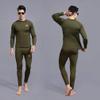 MEETYOO Thermal Underwear for Men, Winter Gear Long Johns Base Layer Top and Bottom Set for Skiing Running view 2