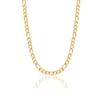 18K Real Gold Gold Chain Necklace for Men & Women 7.5MM Stainless Steel Figaro Chains 32 Inches view 1