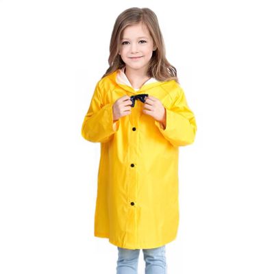 Aoduoer Kids Rain Jacket Packable Hooded Rain Coat for Girls Boys Toddlers Rain Gear, Halloween Cosplay Costumes (M/3T-4T, Yellow)
