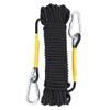 X XBEN Outdoor Climbing Rope Rock Climbing Rope, Escape Rope Climbing Equipment Fire Rescue Parachute Rope (96 Foot) - Black view 1
