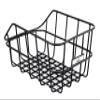 Bicycle Rear Basket Aluminum R420 Aluminum Rear Basket with Mounting Hardware RB-ALR420 Black view 1