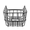 Bicycle Rear Basket Aluminum R420 Aluminum Rear Basket with Mounting Hardware RB-ALR420 Black view 2