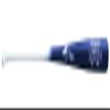 BAMBOOBAT by Pinnacle Sports Equipment INC. Adult Maple/Bamboo Hybrid Baseball Bat, White Handle/Navy Barrel 243 End Loaded, 34" view 1