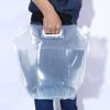 Folding Water Bag, 10L Water Container Bucket Storage Lifting Food Grade BPA- Bag for Outdoor Camping Hiking view 2