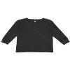 RABBIT SKINS Toddler 100% Cotton Fine Jersey Long Sleeve Tee, Vintage Smoke, 4T view 1