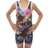 KO Sports Gear Unisex Wrestling Singlet for Adult Wrestlers - Wrestling Singlet for Men & Women - Bold Durable Uniform, Stretchy Breathable Material - Day of the Dead, Adult X-Large view 4