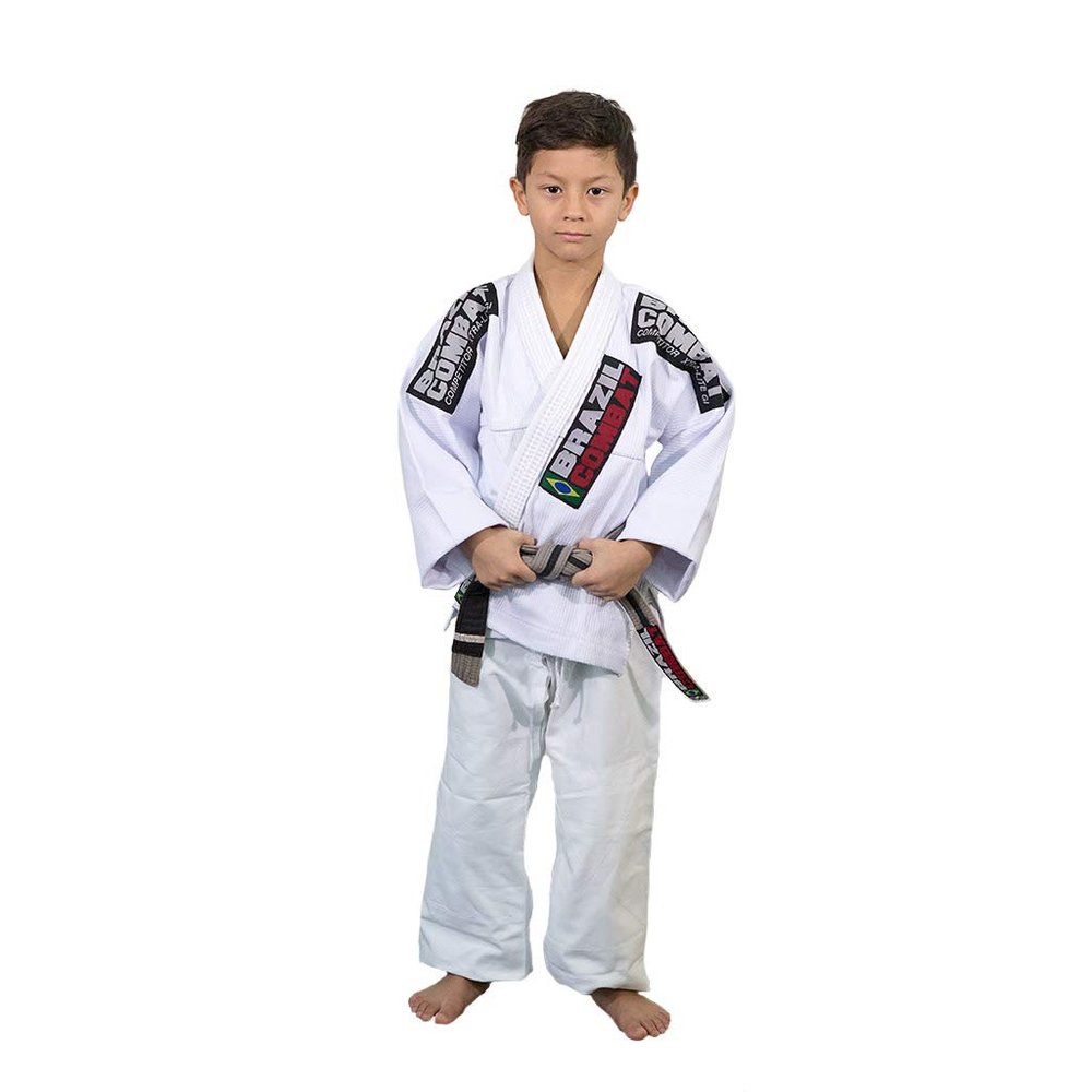 Xtra-LITE JIU Jitsu GI Kids - Premium Brazilian Jiu Jitsu GI for Young BJJ Enthusiasts - Lightweight, Breathable, and Stylish - Perfect for Training and Competitions - White M0