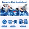 Deiris Water Filled Dumbbells Set - Water Filled Weights - Portable Travel Weights - Weights Adjustable Dumbbells - Portable Fitness Equipment - Strength Training - Fitness and Shaping view 2