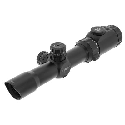 Leapers Inc., UTG 1-8x28mm 30mm MRC Scope, IE, BG4 Reticle, with ACCU-SYNC, Black (SCP3-18IEBG4)