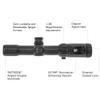 Leapers Inc., UTG 1-8x28mm 30mm MRC Scope, IE, BG4 Reticle, with ACCU-SYNC, Black (SCP3-18IEBG4) view 4
