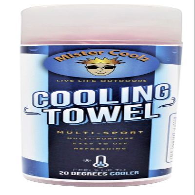 Mister Coolz Cooling Towel for Instant Relief from Outdoor Activities, Sports, Workouts, Travel, Camping, Heat, Humidity, Fevers, Headaches, Heat Strokes