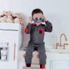 2T Boys Clothes Toddler Boy Cute Outfit Long Sleeve Hoodie Outfit Plaid Sweatshirt Pants Set Little Boy Clothes 2T 3T Red view 3