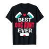 Best Dog Aunt Ever Funny T-shirt Animal Rescue Women Gift view 1