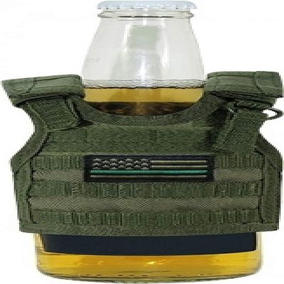 Rapdom Tactical T99-TGL-OD Tactical Mini Vest, Thin Green Line, Olive
