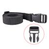 MAGARROW 78" x 1" Strap Buckle Packing Straps Adjustable 1-Inch Belt (Black (4-PCS)) view 3
