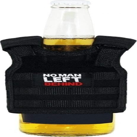 Rapdom Tactical T99-NMLB-BLK Tactical Mini Vest, No Man Behind, Black