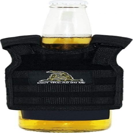 Rapdom Tactical T99-TREAD-BLK Tactical Mini Vest, Don't Tread, Black