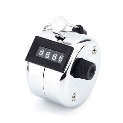 Hometu Tally Counter Handheld, Digit Number Lap Counter Manual Mechanical Clicker with Finger Ring 1PC