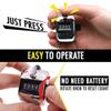 Hometu Tally Counter Handheld, Digit Number Lap Counter Manual Mechanical Clicker with Finger Ring 1PC view 4