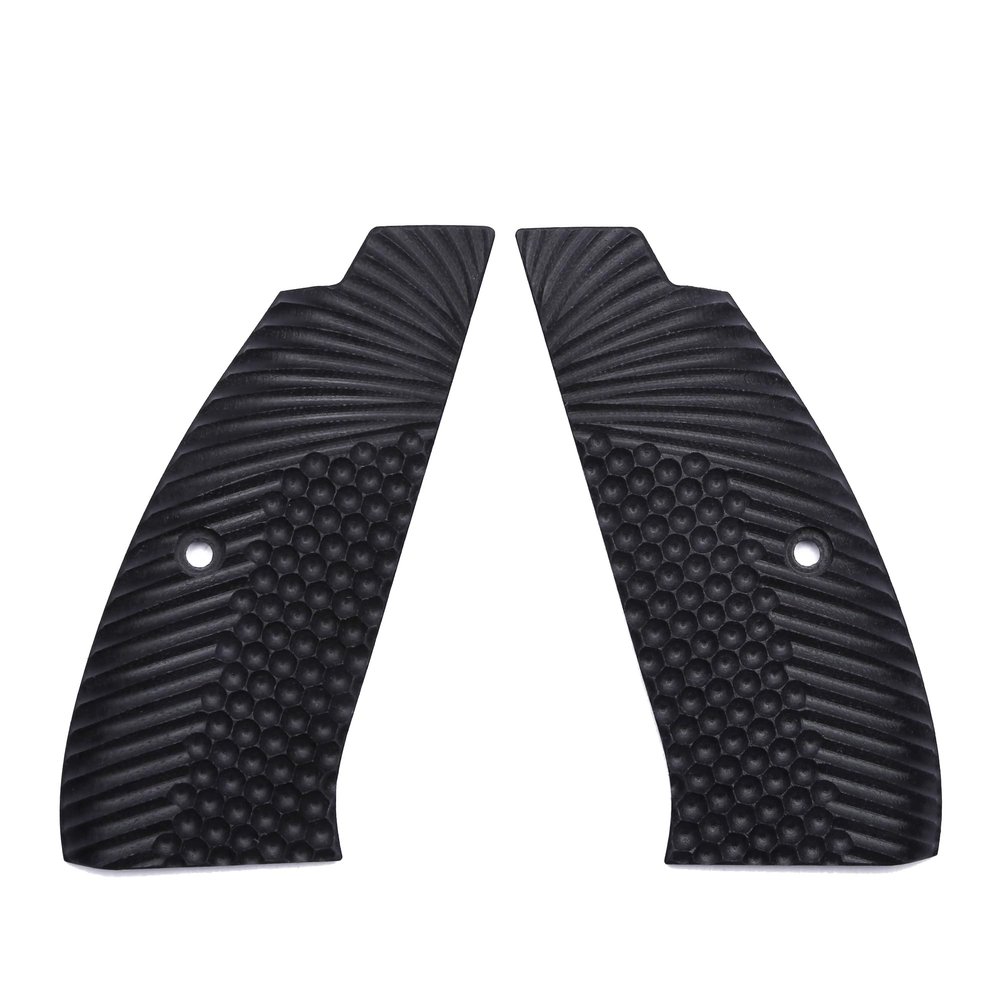 Guuun G10 Grips for CZ 75 Full Size SP-01 Shadow Custom Grips Eagle Wing Texture - Black