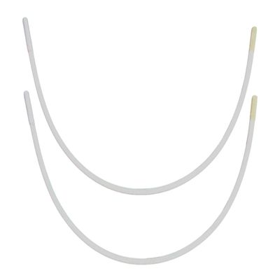 Porcelynne Carbon Steel Replacement Underwire Repair - Nylon Coated - Heavy Gauge Sturdy Wire for Bras - Regular Wire Size 44-1 Pair - See Pictures for Measurements and How to Order