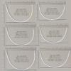 Porcelynne Carbon Steel Replacement Underwire Repair - Nylon Coated - Heavy Gauge Sturdy Wire for Bras - Regular Wire Size 44-1 Pair - See Pictures for Measurements and How to Order view 2