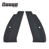 Guuun G10 CZ SP-01 Grips Snake Texture Shadow Tactical CZ 75 Slim Panels Custom Pistol Grips - Black view 2