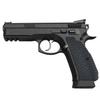 Guuun G10 CZ SP-01 Grips Snake Texture Shadow Tactical CZ 75 Slim Panels Custom Pistol Grips - Black view 4