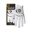 FootJoy Women's StaSof Prior Generation Golf Glove, White Medium, Worn on Left Hand view 1