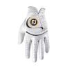 FootJoy Women's StaSof Prior Generation Golf Glove, White Medium, Worn on Left Hand view 3