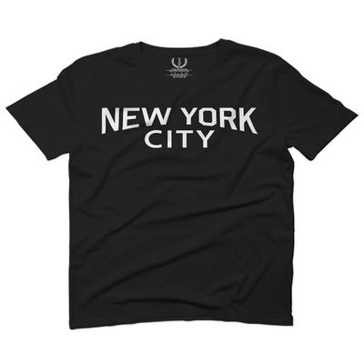 0102. Cool Vintage Retro Graphic New York City NYC Lenon NY for Men T Shirt (Black 2X-Large)
