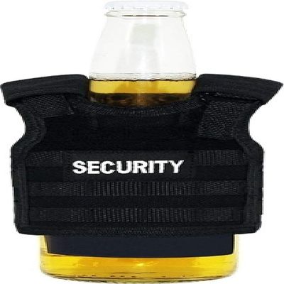 Rapdom Tactical T99-SEC-BLK Tactical Mini Vest, Security, Black