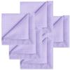 KissTies 5 PCS Lavender Iris Pocket Square Bundle Wedding Handkerchiefs Gift Set view 1