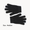 Native World Women's Possum Merino Wool Gloves, Soft Ladies Gloves, Extremely Warm (Black) view 3