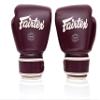 Fairtex BGV16 Leather Muay Thai Boxing Gloves (Maroon, 12 oz) view 3
