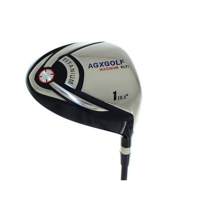 AGXGOLF Magnum Men's Right Hand, Stiff Flex, 2X-Tall Length (+2 inch) XLTi 460cc Titanium Driver with Graphite Shaft