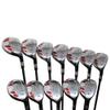 Senior Women's Golf Clubs All Ladies iDrive Hybrid Set Includes: #1, 2, 3, 4, 5, 6, 7, 8, 9, PW, SW, LW. Lady L Flex Right Handed Utility Clubs with Premium Ladies Arthritic Grip. 60+ Years Old view 1