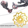 Alomejor Rear Derailleur Pulley Wheel, Lightweight Aluminum Alloy Construction, Smooth Ceramic Bearings, 4/5/6mm Size Compatibility, 11T for Enhanced view 2