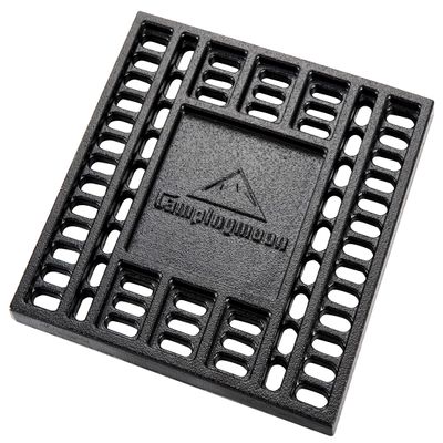 CAMPING MOON Bonfire Charcoal Bed Cast Iron Grate 8.27"x8.27"/ 21x21cm T-210