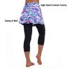 ANIVIVO Skirted Legging for Women,Skirted Capri Leggings Tennis Pants with Pockets,Capri Tennis Skirts with Leggings(Coloful,M) view 3