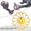 Derailleur Pulley Aluminum Alloy Ceramic Wheel Cycling Rear for 4/5 / 6 mm Wheel(13T Gold 13T) view 4