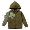 Baby Toddler Boys Girls Hoodie Sweatshirt Fall Clothes 3-7 Years Old,Kid Long Sleeves Cartoon Dinosaur Casual Top (6-7 Years Old, Black) view 3