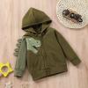 Baby Toddler Boys Girls Hoodie Sweatshirt Fall Clothes 3-7 Years Old,Kid Long Sleeves Cartoon Dinosaur Casual Top (5-6 Years Old, Black) view 2