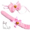Beelittle Cat Cosplay Costume Kitten Ears Tail Collar Paws 5 Pack (Pink1) view 3
