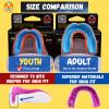 Oral Mart Orange/Blue Youth Mouth Guard for Kids - Youth Mouthguard for Karate, Flag Football, Martial Arts, Taekwondo, Boxing, Football, Rugby, BJJ, Muay Thai, Soccer, Hockey view 4
