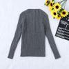 Baby Toddler Girls Boys Knitted Sweater Winter Fall Clothes Tops 1-5 Years Old,Kids Ribbed Warm Pullover Coat (4-5 Years Old, Gray) view 2