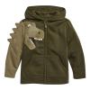 Baby Toddler Boys Girls Hoodie Sweatshirt Fall Clothes 3-7 Years Old,Kid Long Sleeves Cartoon Dinosaur Casual Top (4-5 Years Old, Black) view 1