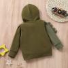 Baby Toddler Boys Girls Hoodie Sweatshirt Fall Clothes 3-7 Years Old,Kid Long Sleeves Cartoon Dinosaur Casual Top (4-5 Years Old, Black) view 4