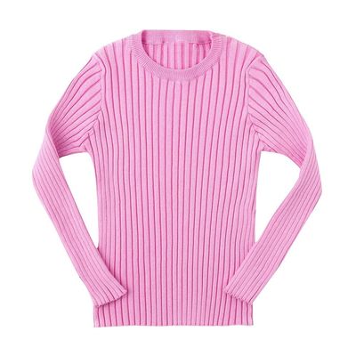 Baby Toddler Girls Boys Knitted Sweater Winter Fall Clothes Tops 1-5 Years Old,Kids Ribbed Warm Pullover Coat (2-3 Years Old, Pink)