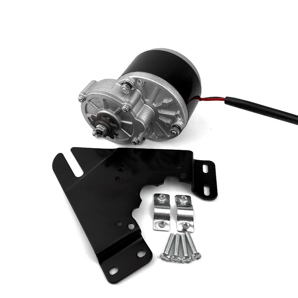 36V250W DC Motor Brushes Motor for Bike Conversion Kit Bicycle Scooter Motor (with Mount Plate)
